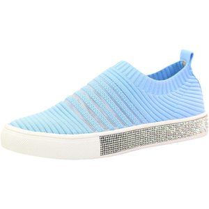 Bernie Mev. Iris Blue Slip On Shoes